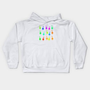 Goose gaggle three Kids Hoodie